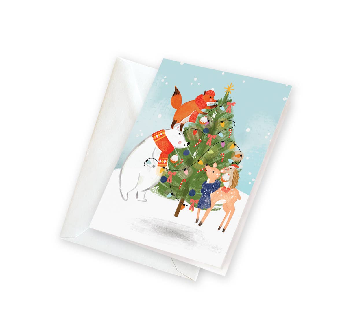 Holiday Gift Enclosure - Critter Christmas Tree
