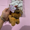 Dog with Bow Keychain, Bag Charm