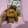 Dog with Bow Keychain, Bag Charm