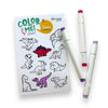 Mythical & Magical Colorable Sticker Pack, 4 Sticker Sheets