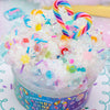 Candy Cane Crush Crunchy Slime by Kawaii Slime