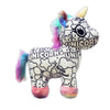 8.5" Unicorn • Color Me Plush™ • Washable Plush