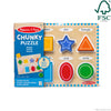 Shapes Chunky Puzzle by Melissa & Doug #3730