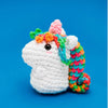 Rainbow Unicorn Beginner Crochet Kit by Woobles