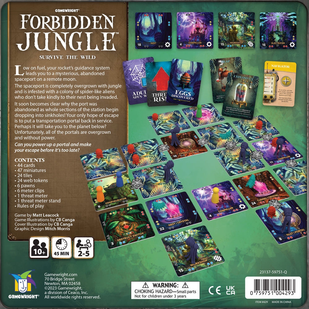 Forbidden Jungle Board Game by Gamewright #429
