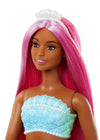 Barbie Mermaid Doll with Magenta Hair + Tropical Tail