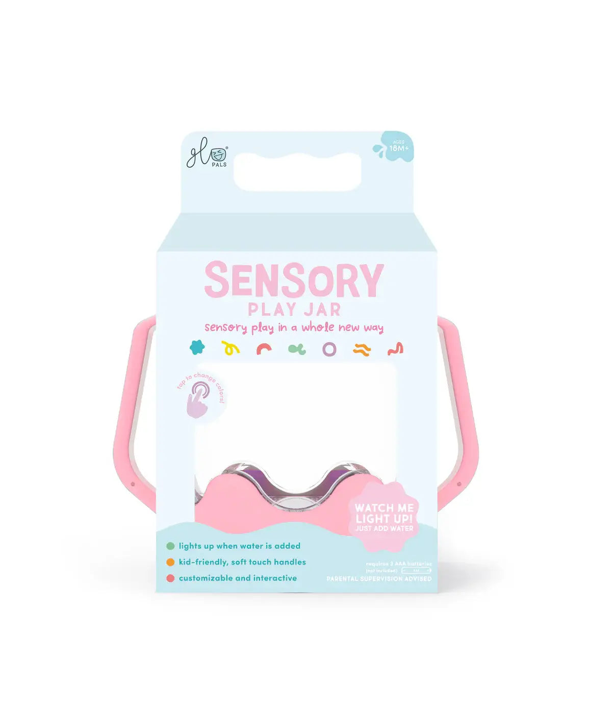 Bubblegum Pink Sensory Play Jar