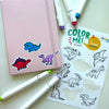 Mythical & Magical Colorable Sticker Pack, 4 Sticker Sheets