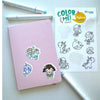Mythical & Magical Colorable Sticker Pack, 4 Sticker Sheets