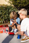 Rescue Racers by Stomp Rocket - 1 Fire Truck & 1 Police Car