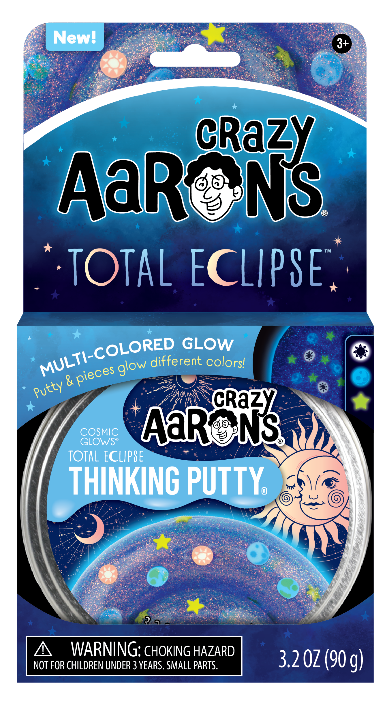 Total Eclipse 4” Thinking Putty by Crazy Aaron’s #TO020