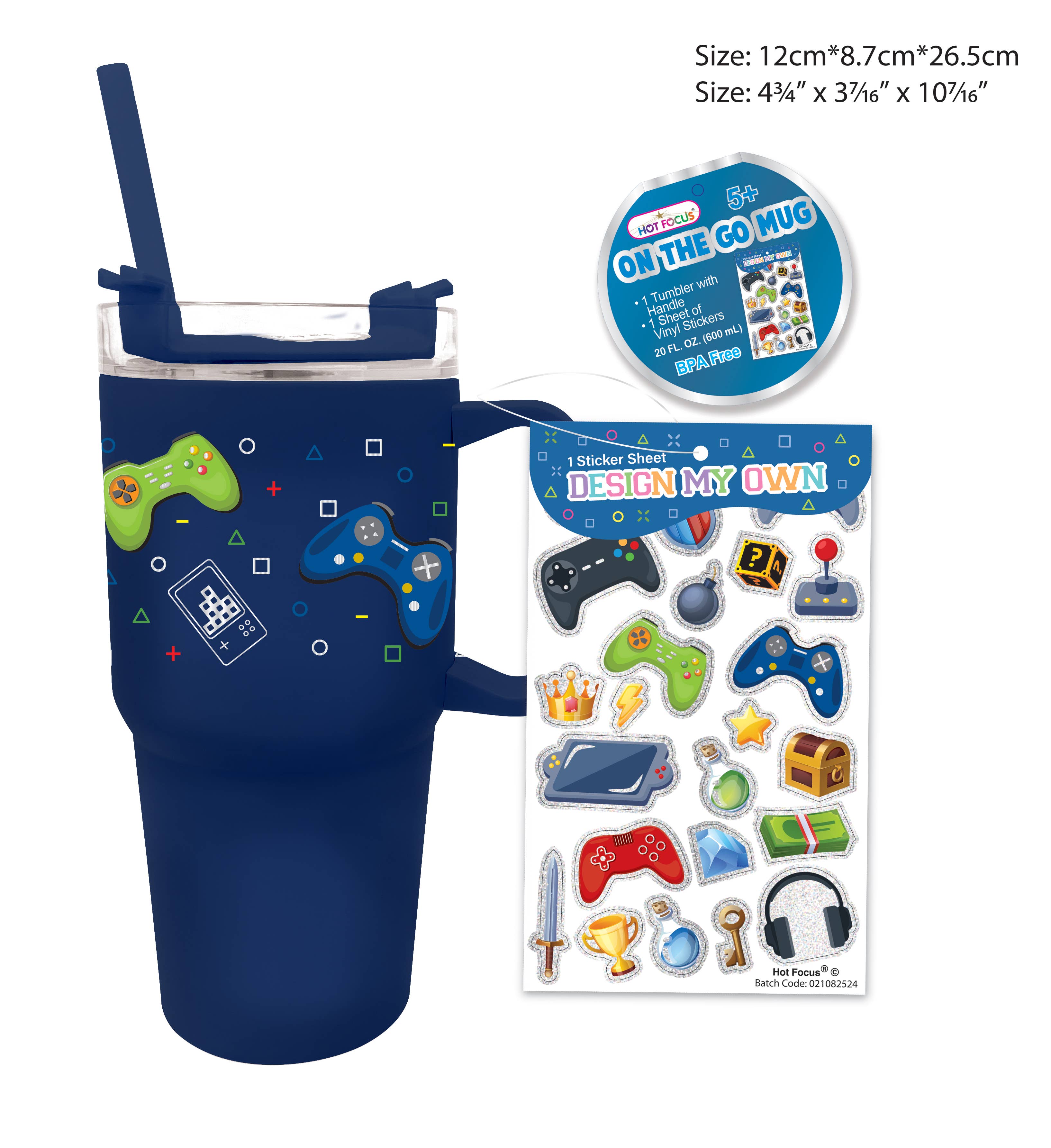 On The Go Mug, Gaming Console (20 FL Oz/600 mL)