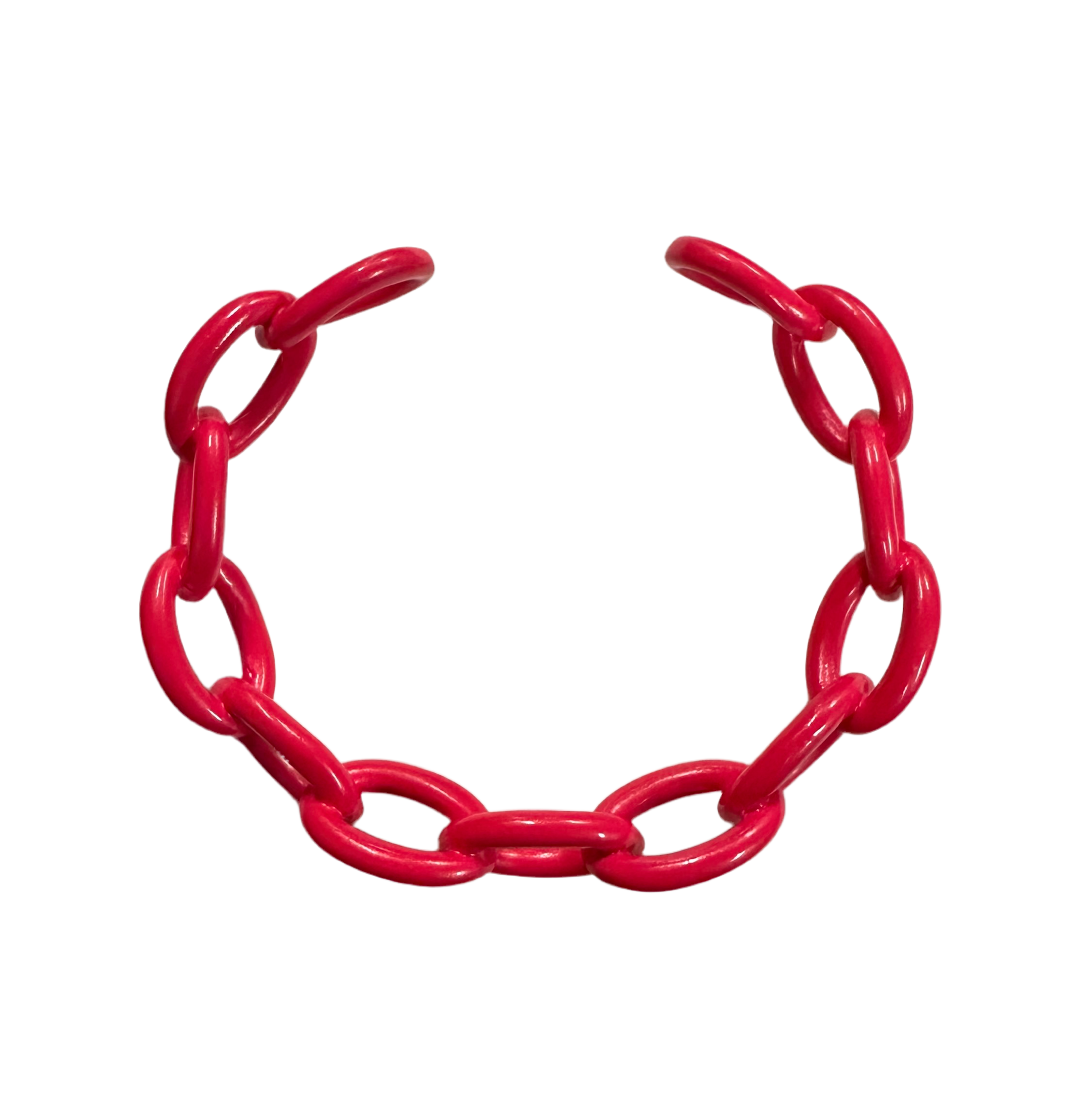 Chain Bracelet- Hot Pink by OMG Blings #ABR078HP