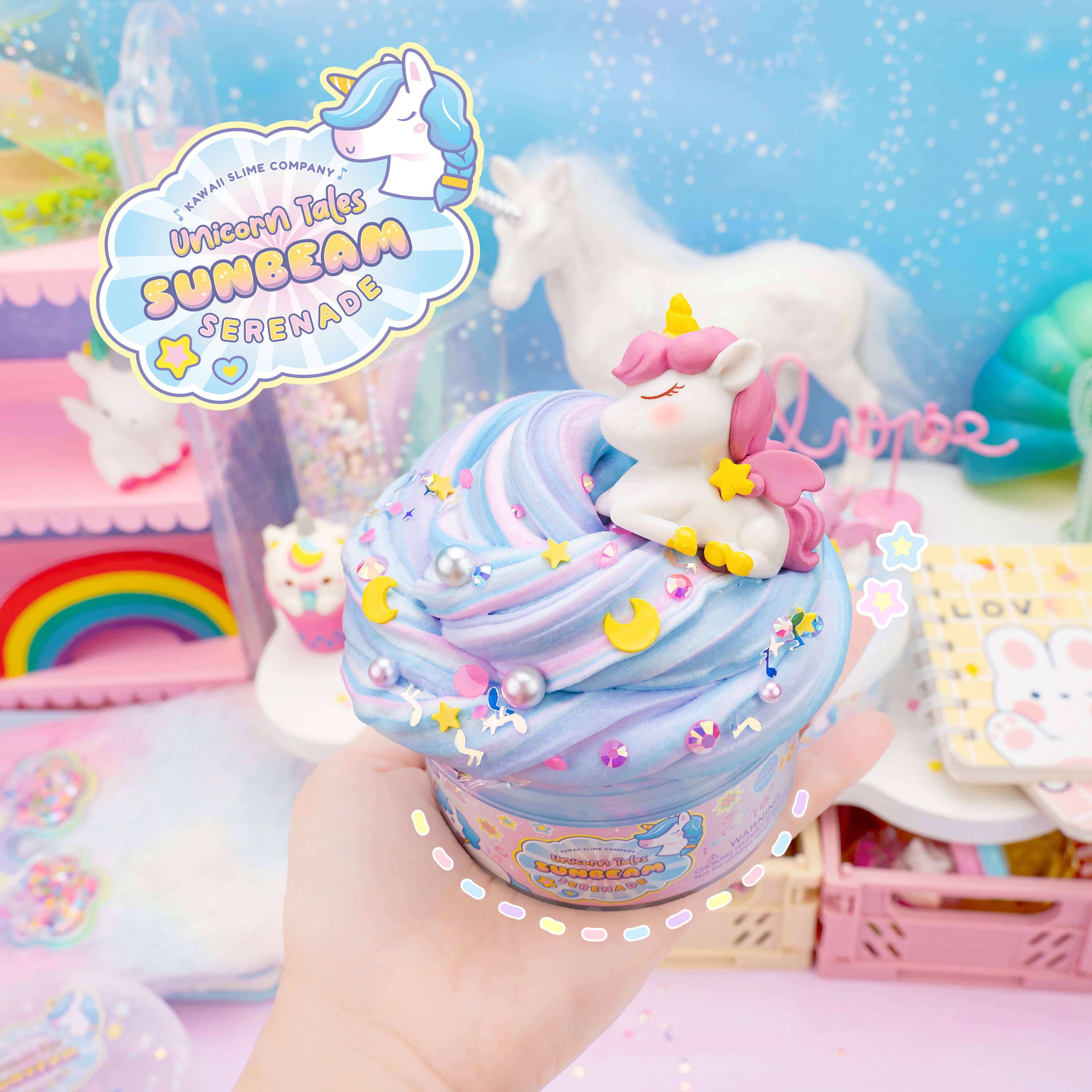 Unicorn Tales Sunbeam Serenade Butter Slime by Kawaii Slime