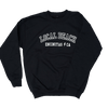 Kids Local Beach Black Crew Fleece: Black / SM