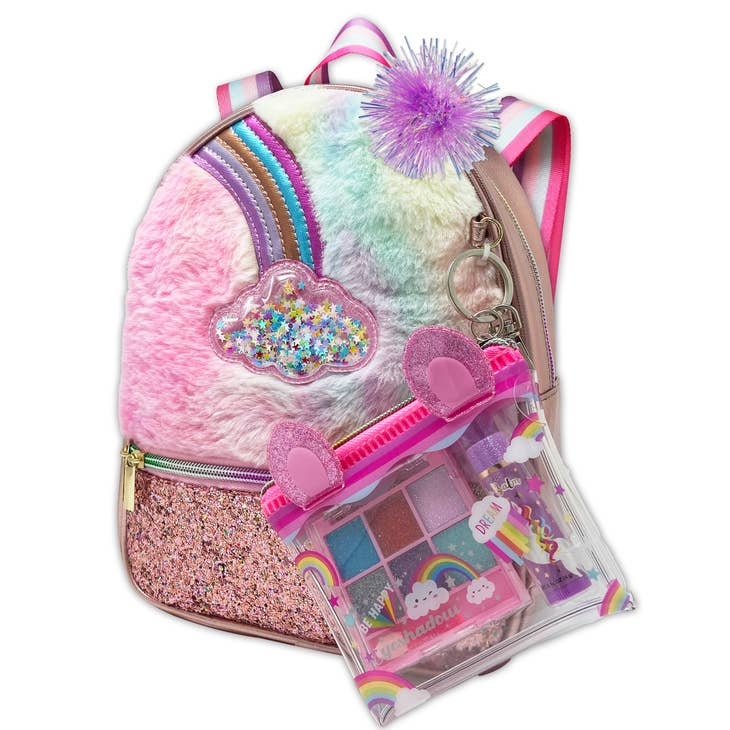 Rainbow Stylish Beauty Mini Backpack, by Hot Focus # 752RB