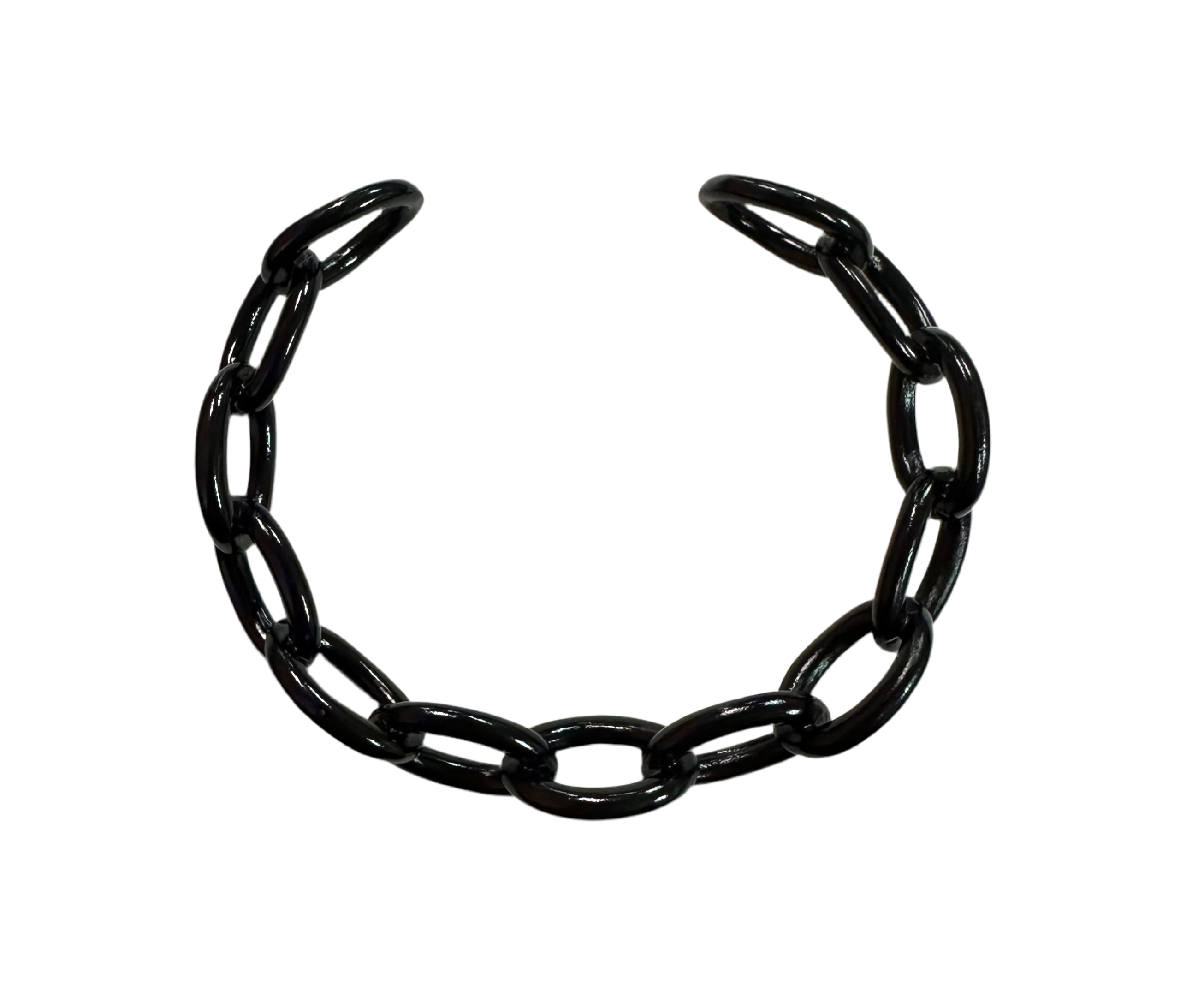 Chain Bracelet- Black by OMG Blings #ABR078BK