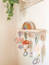 Bitzy Bespoke Ritzy Jingle Attachable Travel Toy: Cloud