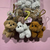 Dog with Bow Keychain, Bag Charm