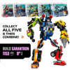 Robot Toy for Kid Builders (212 Pc) CliffSling - 3 in 1 Toys