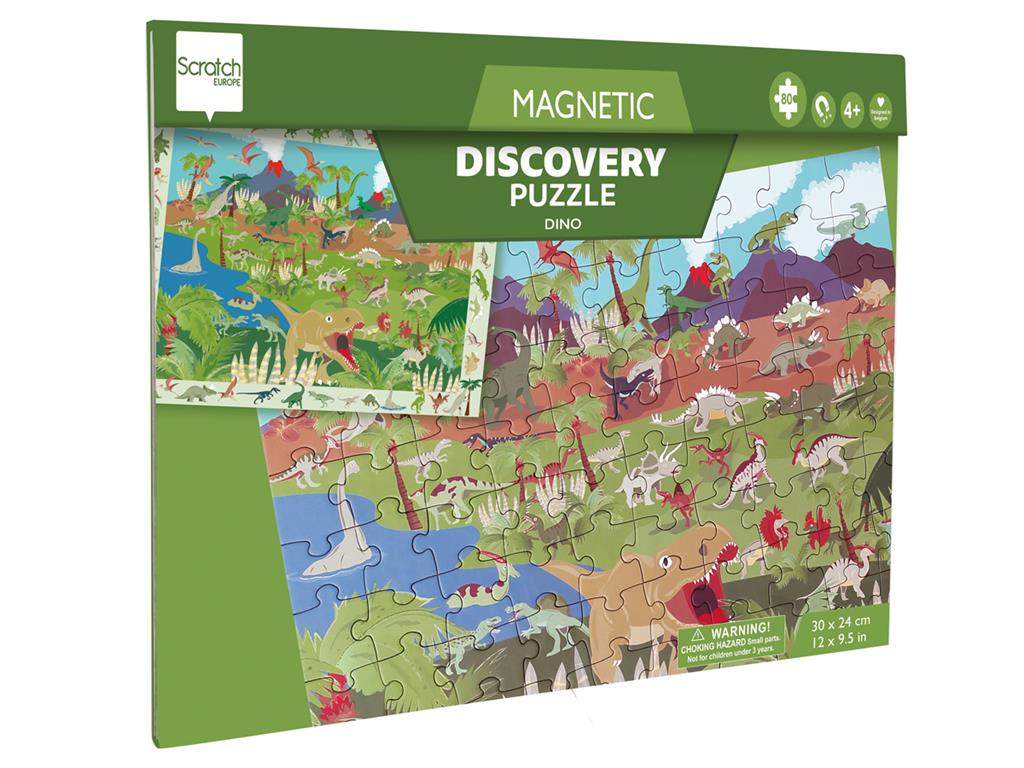 Magnetic Discovery Puzzle: Dino by Scratch #6181231