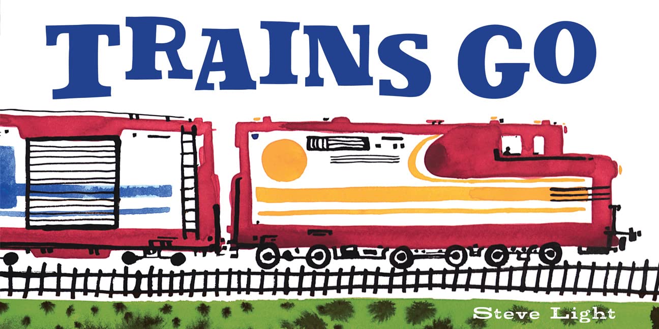 "Trains Go" Board Book