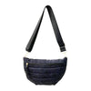 The Blake | Crescent Puffer Sling Bag | 14 Colors : Navy