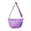 The Blake | Crescent Puffer Sling Bag | 14 Colors : Navy