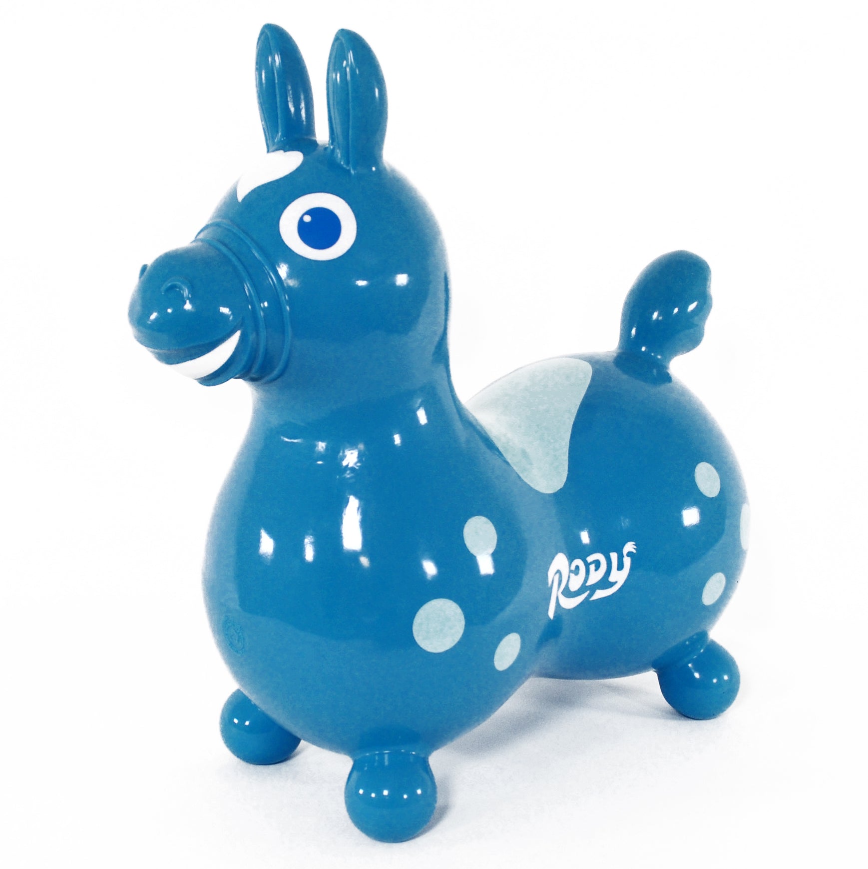 Rody Inflatable Bounce Horse- Teal with Pump by KETTLER International Inc # 7006