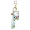 Blue Wish Bear Liquid Effect Sensory Keychain by Kawaii Slime