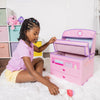 Perfectly Pink 10 Piece Baby Doll Changing Table Gift Set by Adora #24036
