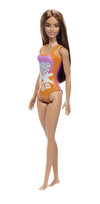 Beach Barbie Doll with Swim Suit (Brunette)