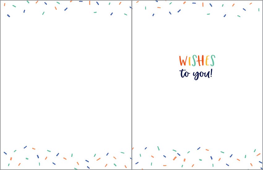 Birthday Greeting Card - Cake Slice