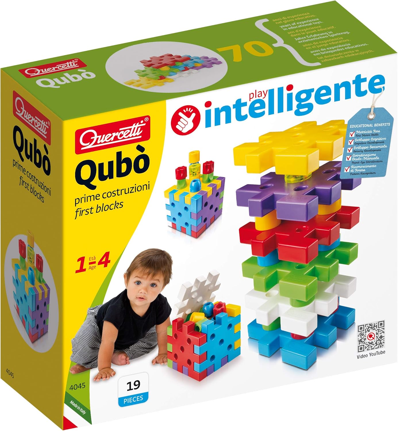 Qubo First Blocks Building by Quercetti