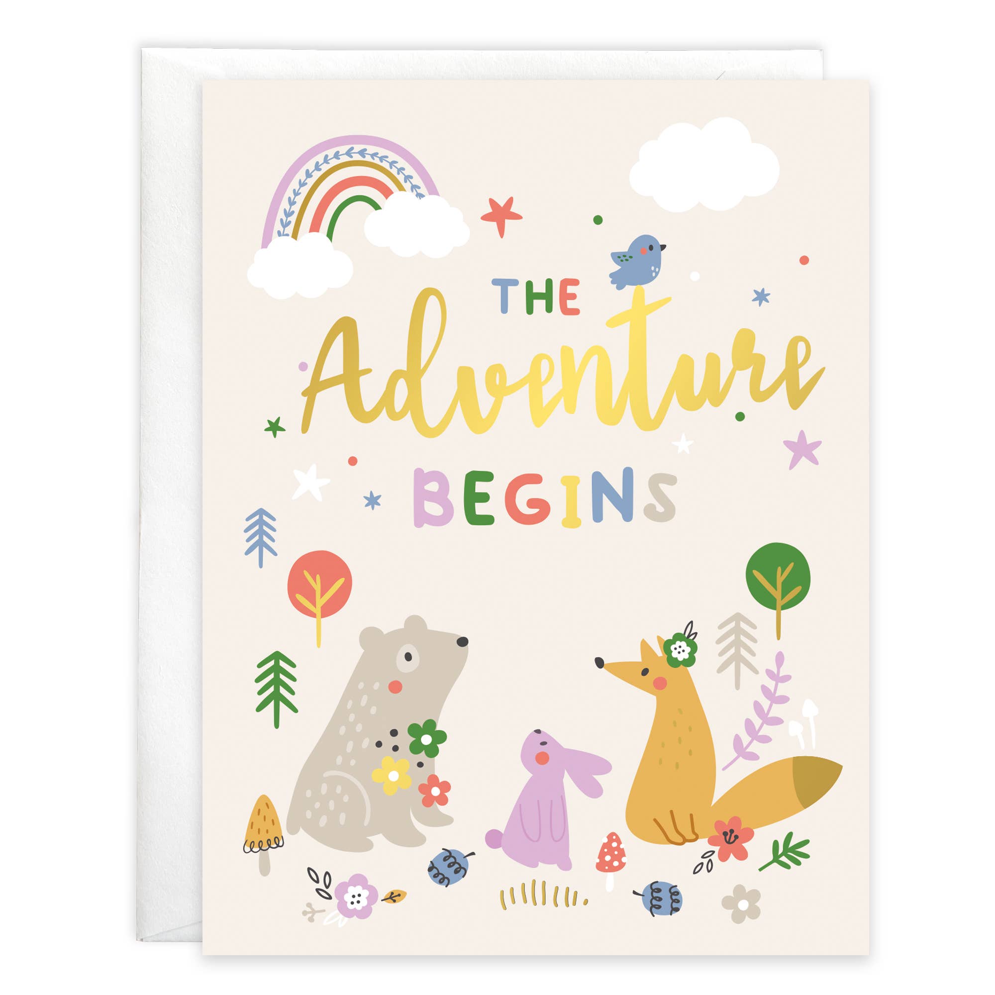 Baby Greeting Card - Adventure Begins