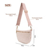 The Fiona | Checkered Woven Bum Bag (10 Colors): Green