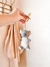 *NEW OPTIONS* Bitzy Pal Natural Rubber Pacifier & Plush: Bear