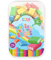 Magical Sour Rainbow Bricks Tray