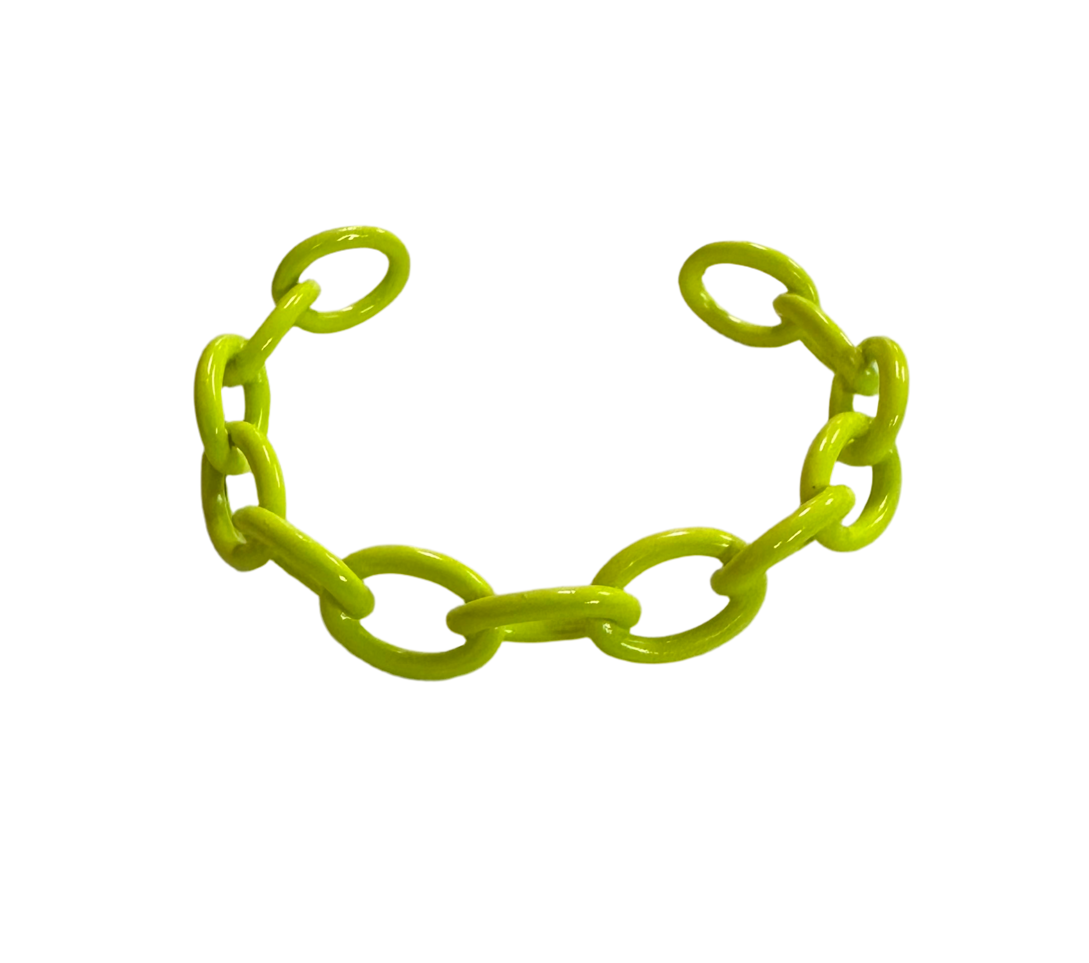 Chain Bracelet- Yellow by OMG Blings #ABR078YL