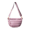 The Blake | Crescent Puffer Sling Bag | 14 Colors : Navy