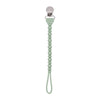 Sweetie Strap™ Silicone One-Piece Pacifier Clips: Pink Beaded
