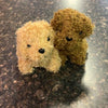 Fuzzy Dog Plush Keychain