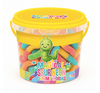 Magical Sour Neon Gummy Worm Buckets (12-Pack with Display)