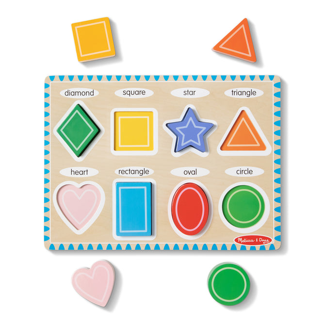 Shapes Chunky Puzzle by Melissa & Doug #3730