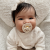 *NEW STYLES* Itzy Soother™ Natural Rubber Paci Sets: Glow - Buttercream + Pistachio 6-18 M