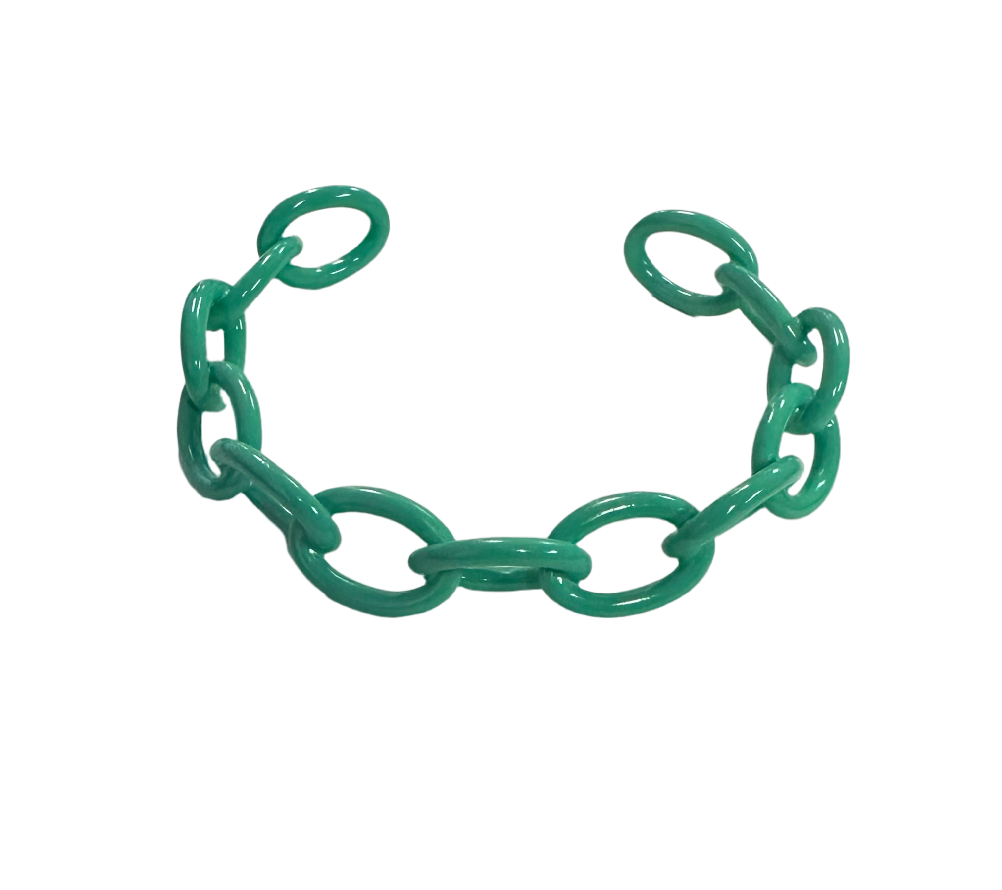 Chain Bracelet- Mint by OMG Blings #ABR078MT