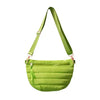 The Blake | Crescent Puffer Sling Bag | 14 Colors: Kelly Green