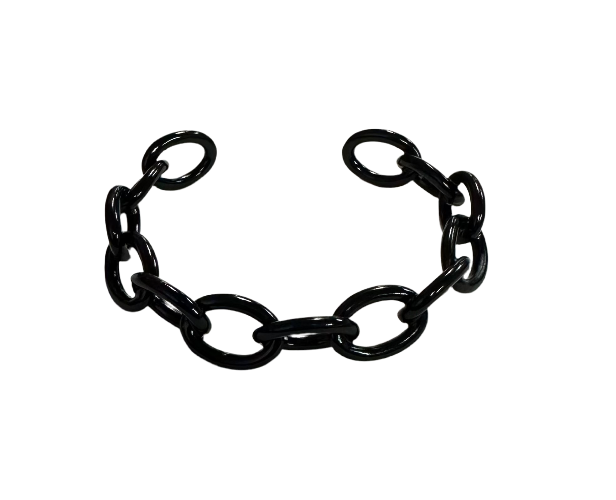 Chain Bracelet- Black by OMG Blings #ABR078BK