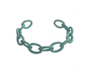 Chain Bracelet- Light Blue by OMG Blings #ABR078LB