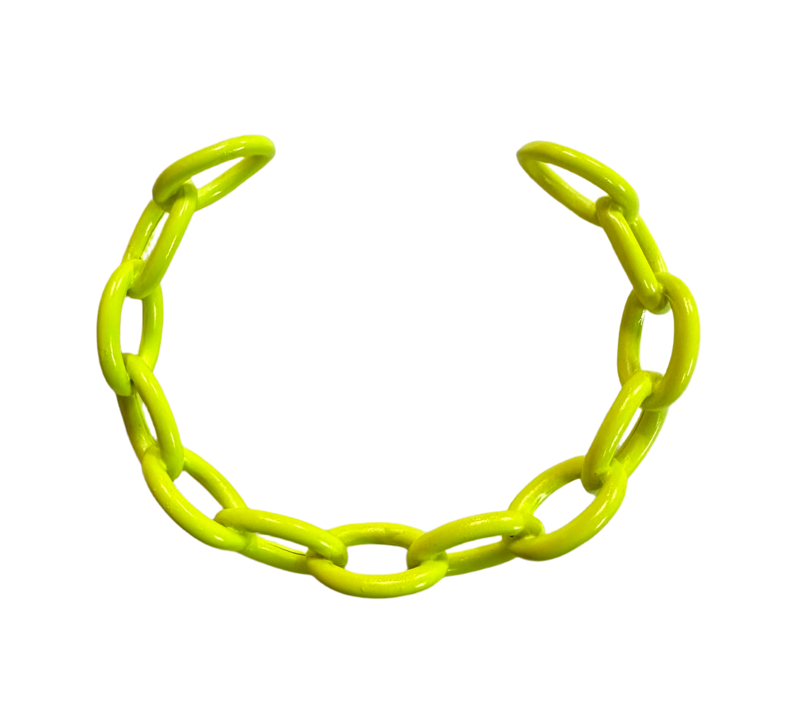 Chain Bracelet- Yellow by OMG Blings #ABR078YL